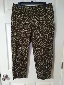 Ruby Rd. Women's Cropped Capris      Size 10      Multi     (GT008K) - Picture 1 of 8