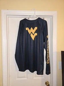 Mens Columbia PFG "Terminal Tackle" West Virginia Mountaineers Fishing Shirt XL - Picture 1 of 3