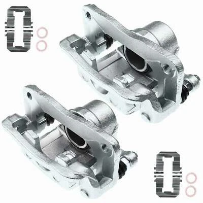 2x Pinzas de freno traseras izquierda y derecha con soporte para Hyundai Genesis 2009 2010 2011 Foto 1 de 4