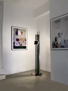 1970 ANGELO BROTTO ESPERIA LAMPADAIRE MODERNISTE SPACE-AGE CONSTRUCTIVISTE POP - Foto 1 di 11