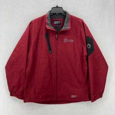 DDX Dri-Duck Glacer Ripstop Jacket Mens M Red Polar Fleece Lined Blackwing Logo - Image 1 of 4