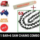 16" Bar And 6 Chains Combo Fit Echo Chainsaw Cs400 440 3600 4100 4510 4601 5000