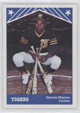 1983 TCMA Tacoma Tigers Dennis Sherow #27