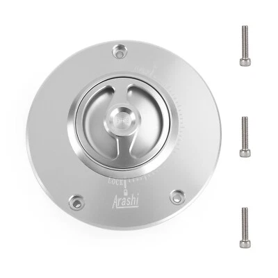 Tapa de tanque de gasolina CNC sin llave negra para Honda VFR750F RVF750R VFR800F RVT1000R Foto 1 de 4