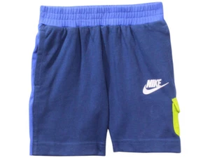 Nike Little Boy's Shorts Sportswear Lil Fruits Jersey Mystic Navy - Picture 1 of 8