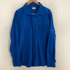Columbia Newton Ridge II Shirt Mens XL Nylon Omni Shield Breathable Outdoor - Picture 1 of 9