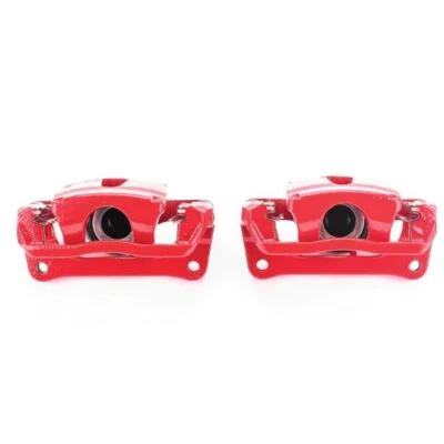 Power Stop Rear Red Calipers w/Brackets Pair Fits 12-17 Ford F-150 - Image 1 of 4