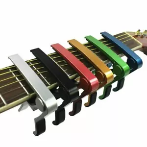 Premium Alloy Capo Clamp for Acoustic Electric Guitar Banjo Uke Ukulele Mandolin - Picture 1 of 7
