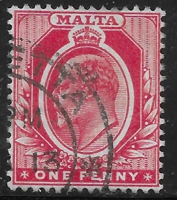 1904 MALTA SC#32 🔥 USADO 1913 EN MUY BUEN ESTADO Foto 1 de 2