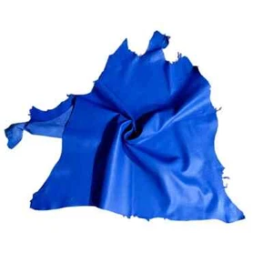 Blue Lambskin napa Pure 100% Real leather Hide soft skin 6 Sq. Ft+ - Picture 1 of 5