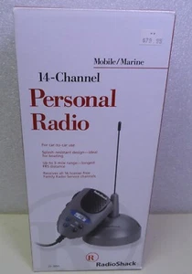 Mobile / Marine 14-Channel Personal Radio - RadioShack 21-1850 NOS - Zdjęcie 1 z 2