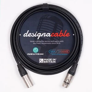 Van Damme Mic Cable. Neutrik XLR XLR Cables. Balanced Microphone Patch Lead - Picture 1 of 11