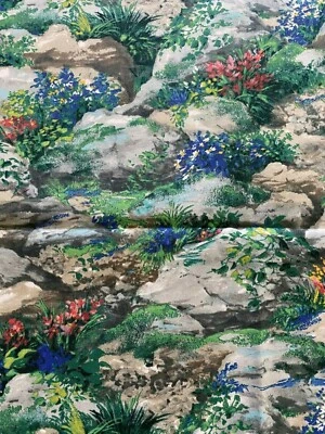 TELA DE ALGODÓN POR YARDA Scenic Beauty Rock Garden de Michael Miller  Foto 1 de 3