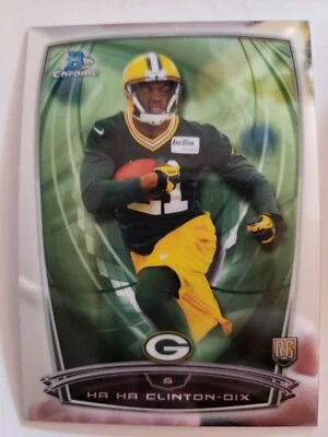 HA HA CLINTON-DIX 2014 BOWMAN CHROME ROOKIE CARD# 150 - Image 1 of 2