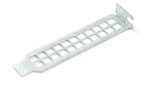 Perforated Low Profile PCI Slot Bracket Slotblech Blende gelocht Lüftungslöcher - Picture 1 of 1