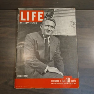 Life Magazine Dec 1945 Spencer Tracy, Bill Mauldin, Tokyo - Full of Great Ads! - Imagen 1 de 10