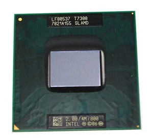 CPU Processor Intel Core Duo 2 T7300 2.00/4M/800 Slamd Dual 800mhz 2ghz Mobile - Picture 1 of 1