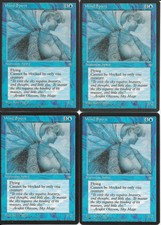 MTG: WIND SPIRIT Ice Age UNCOMMON; played, Excellent condition x4