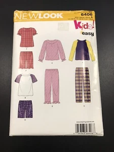 New Look 6406 Kids Easy Toddlers & Children Sizes 1/2 - 8 Uncut Factory Fold NOS - Picture 1 of 5