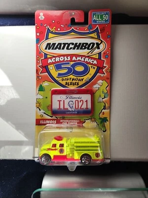 Matchbox 2001 Across America 50th Birthday Illinois International Fire Pumper - Image 1 of 2
