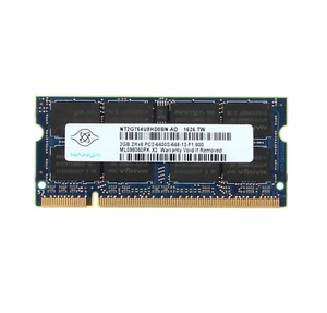 Nanya 8GB PC3-10600S 2GB PC2-6400S DDR2 DDR3 SODIMM Laptop Speicher RAM 2Rx8 Posten # - Bild 1 von 6