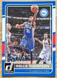 2015-16 Panini Donruss #10 Hollis Thompson - 76ers - Picture 1 of 2
