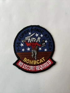 USMC F-14 Supersonic Attack Bombcat ~3.75" patch No Escort Required - Picture 1 of 2