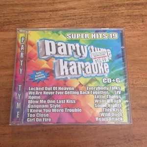 Party Tyme Karaoke: Super Hits 19 Various Artists (CD, 2013) CD+G - Picture 1 of 5