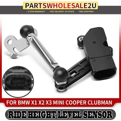 Sensor de nivel de altura de conducción con 3 pines para BMW i3 i3s i8 X1 X2 X3 X4 X7 Mini Cooper Foto 1 de 4