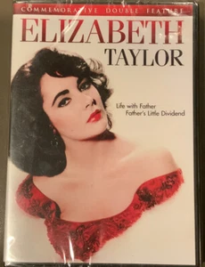 ELIZABETH TAYLOR - COMMEMORATIVE DOUBLE FEATURE, 2011 DVD, BRAND NEW, SEALED!!! - Picture 1 of 4