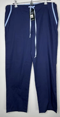 Dudz Scrub Size S UNC NCAA North Carolina Tar Heels Back Logo Pants Navy NWT New - Image 1 of 4