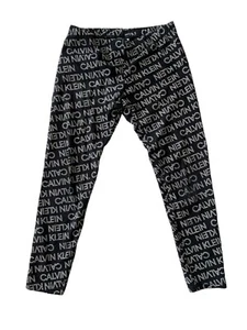 Calvin Klein Performance Black Skinny Pants Leggings Girls Size M 8-10 22x20 GUC - Picture 1 of 9