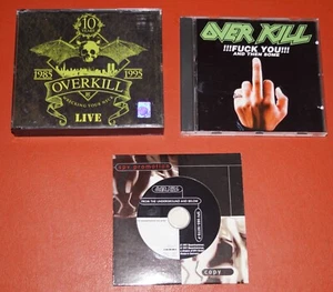 CD - Overkill – Wrecking your Neck Live, Underground And Below Promo, Fuck you - Bild 1 von 5
