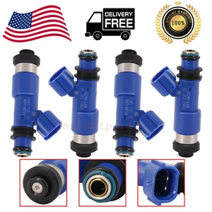 16611-AA720 4pcs Dark Blue 565cc Fuel Injector For Subaru WRX STI Legacy 2.5L US - Imagen 1 de 15