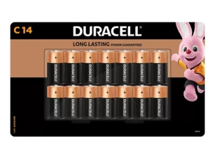 14 Pack Duracell 1.5v Alkaline C Batteries Battery New - Picture 1 of 1