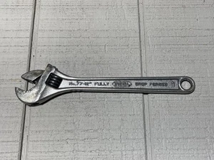 Vtg IREGA No.77-12” Alloy Steel Drop Forged Adjustable Wrench Spain Clean New - Picture 1 of 14