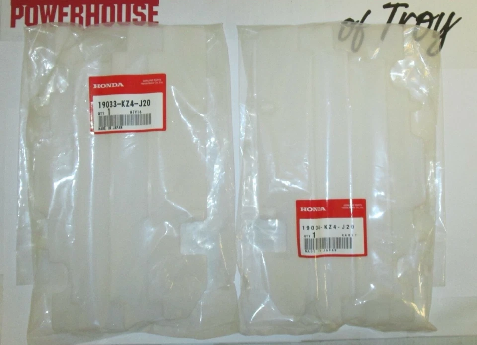 JUEGO REJILLA RADIADOR ORIGINAL HONDA OEM 00-04 CR125R 00-04 CR250R 02-04 CRF450R Foto 1 de 1