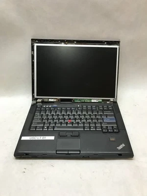Lenovo ThinkPad T400 14" Intel Core2Duo NO RAM NO HDD/OS For Parts NO POWER - DW - Image 1 of 4