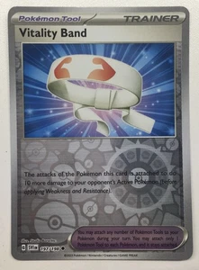 POKEMON Card - Vitality Band 197/198 - Reverse Holo - Scarlet & Violet - NM - Picture 1 of 2