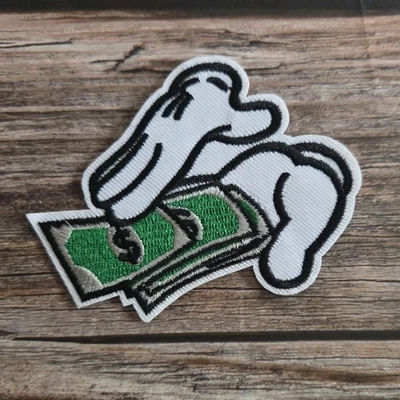 Get Paid Money Hustle Dollars Make It Rain bordado hierro en parche Foto 1 de 2