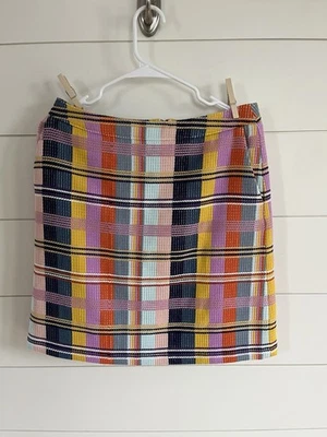 Halogen woven pencil skirt bright multi-color size 8 petite - Image 1 of 4