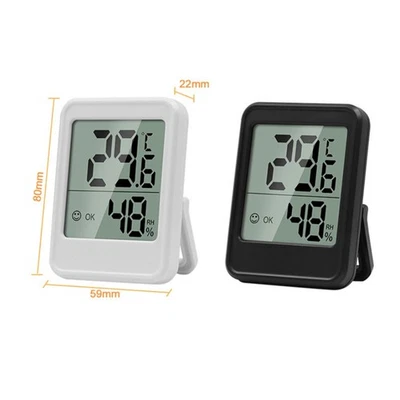 Weather Station Clock Digital Hygrometer Humidity Digital Home Thermometer - Image 1 of 4