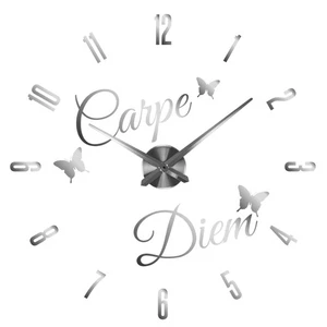 DIY-Wanduhr mit Präzisionsuhrwerk, große Zahlen, analog, selbstklebend, kreativ - Picture 1 of 2