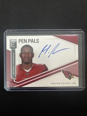 2019 Panini Donruss Elite Cardinals Hakeem Butler Pen Pals Rookie Auto #PP-HB - Image 1 of 2