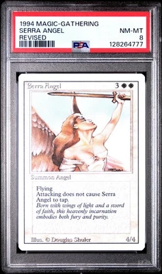 Magic The Gathering - Serra Angel - Edición Revisada Magic - Clasificado PSA 8 Foto 1 de 2