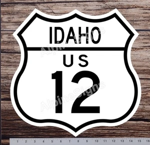 Letrero de carretera interestatal Idaho Route 12 - 15"x15" - Imagen 1 de 1