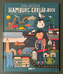 Das große Hamburg-Erklär-Buch v. Jörn Tietgen, Gebundene Ausgabe⭐️Illustrationen - Bild 1 von 6