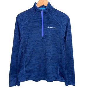 Vineyard Vines Boys Sankaty Quarter Zip in Navy Blue Size XL Boys 18 - Picture 1 of 11