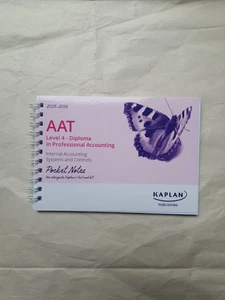 Aat Level 4 Internal Accounting Systems & Controls POCKET NOTES AQ2022 (2025-26) - Picture 1 of 3