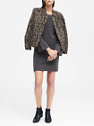 Banana Republic Ruffle-Cuff Wool-Blend Sweater Dress,Grey SIZE XL  #878358 E1121
